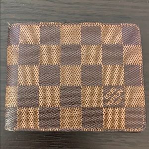 Louis Vuitton Slender Wallet in Damier Ebene